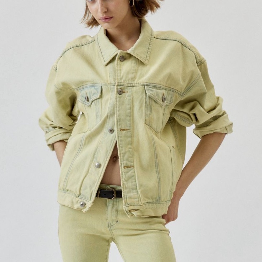 Urban Renewal Remade Overdyed Denim Jacket and pants